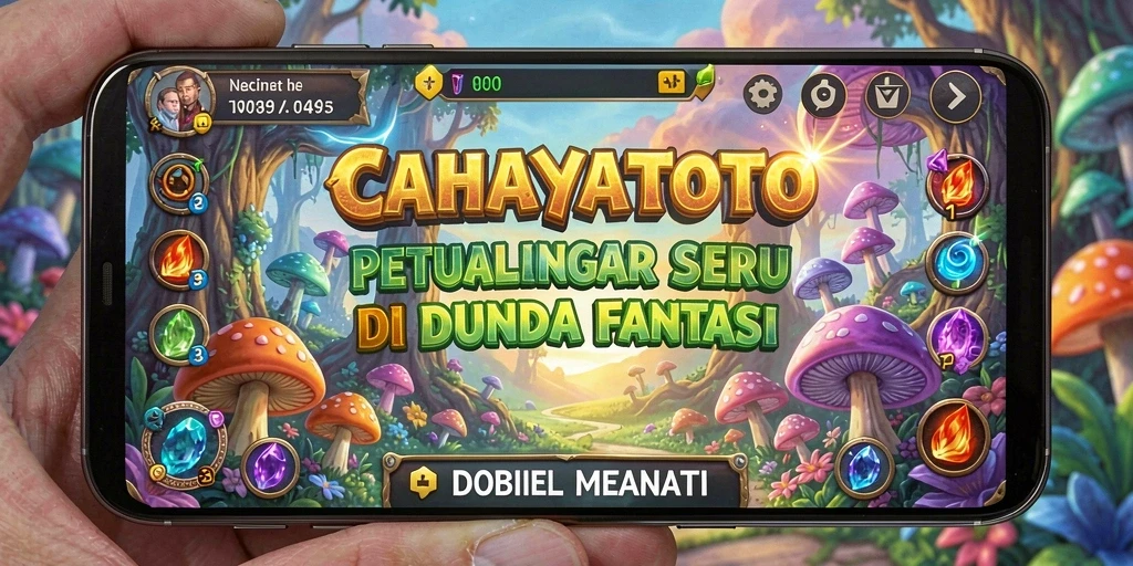 Tangkapan layar utama dari CAHAYATOTO menunjukkan dunia petualangan yang menakjubkan.