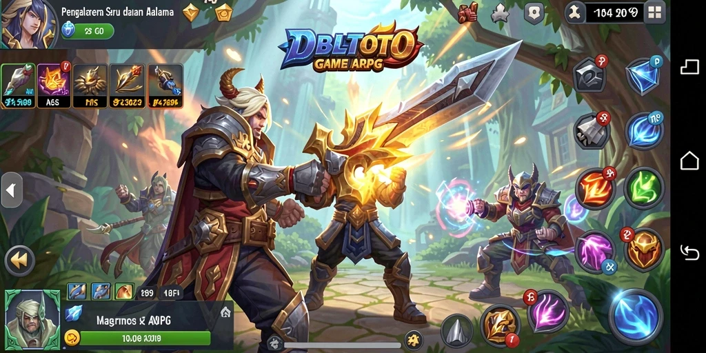 Tampilan gameplay seru dalam DBLTOTO ARPG.