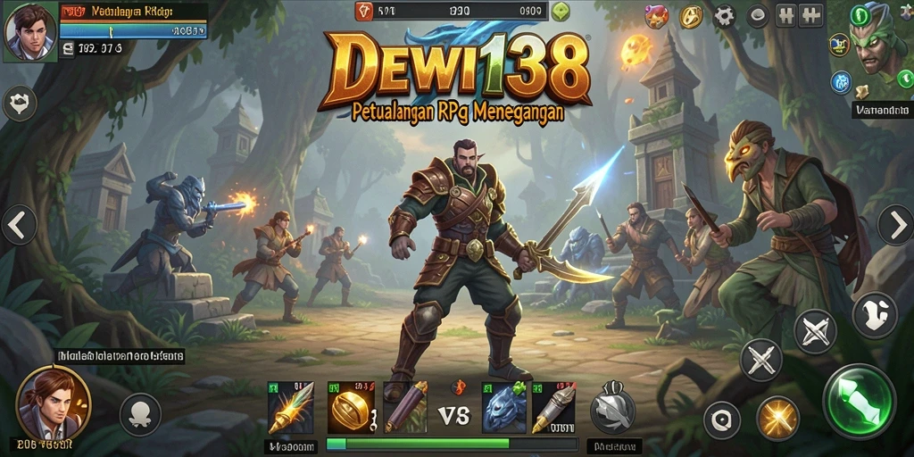 Tampilan gameplay DEWI138 yang mendebarkan dalam dunia fantasi.