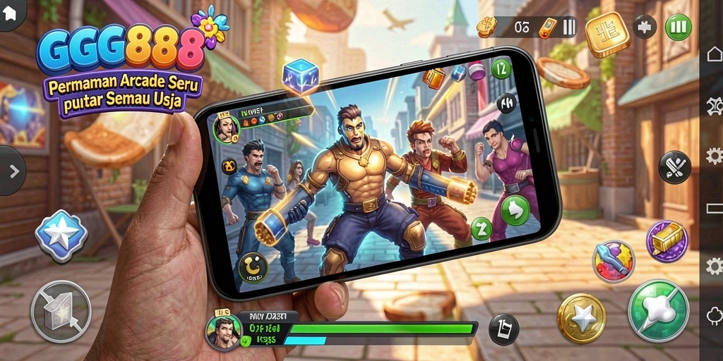 Screenshot gameplay GGG888 menampilkan aksi permainan seru dan grafis yang menarik.