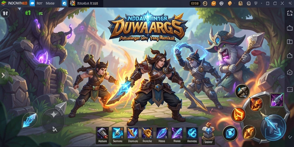Tampilan gameplay ARPG yang mendebarkan dari INDOWIN168.