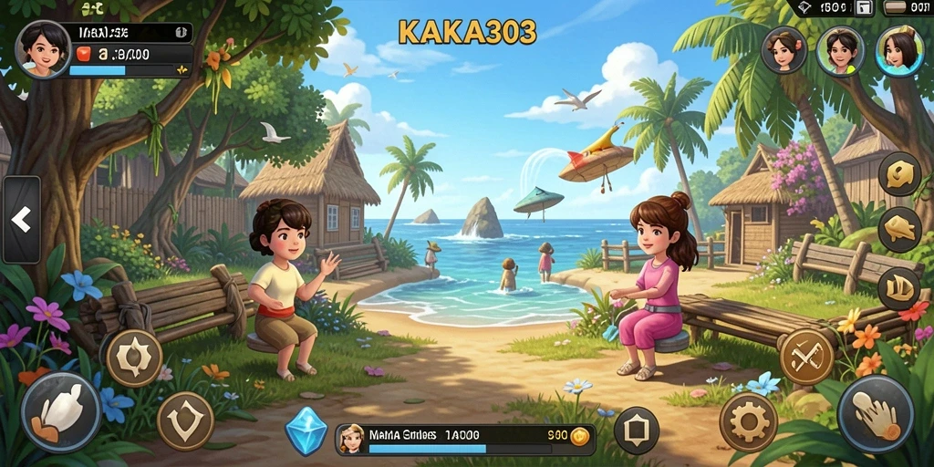 Tangkapan layar KAKA303 menunjukkan gameplay yang penuh warna dan menghibur.