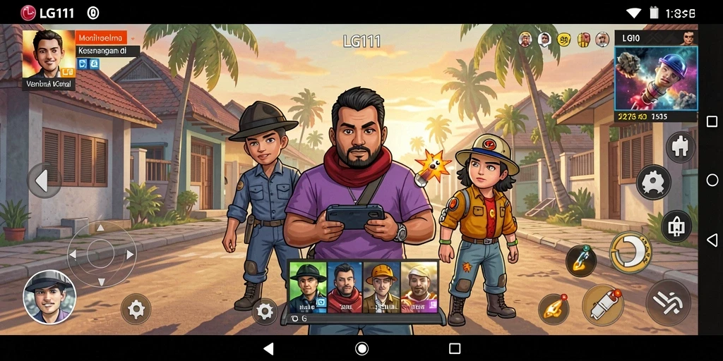 Tangkapan layar LG111 menampilkan gameplay Casual yang menyenangkan.