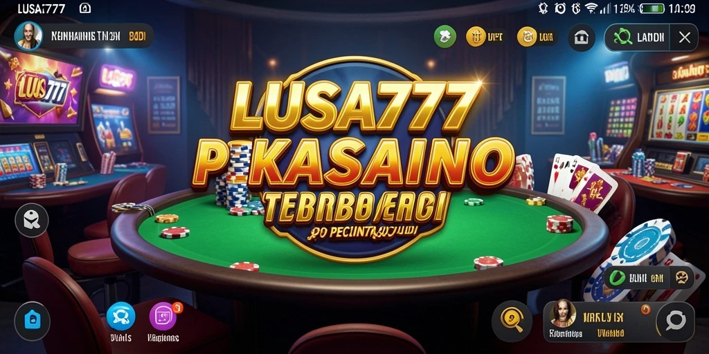 Tampilan gameplay LUSA777 yang menarik dan penuh warna.