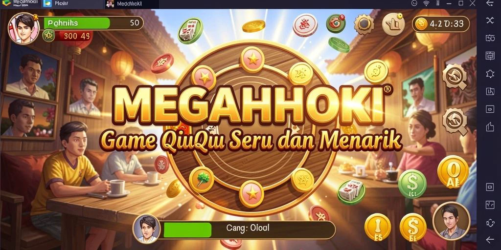 Tampilan gameplay QiuQiu yang menarik di MEGAHOKI.
