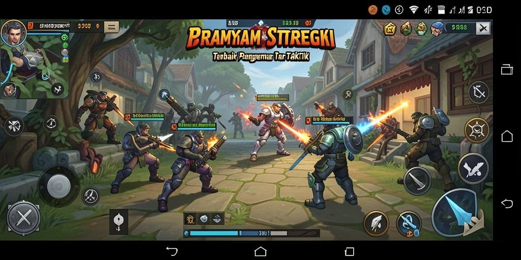 Tampilan gameplay MPOID yang menegangkan dan strategis.