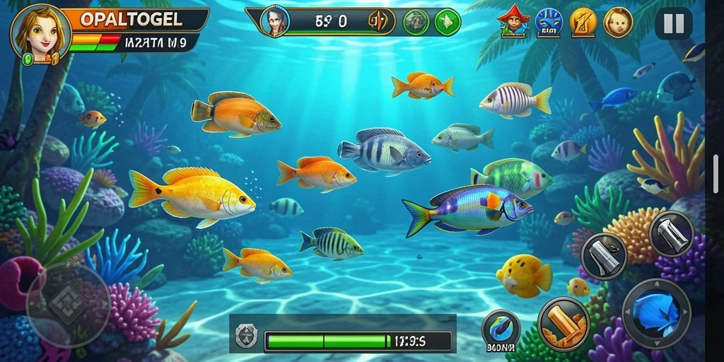 Gameplay menarik Tembak Ikan di OPALTOGEL.