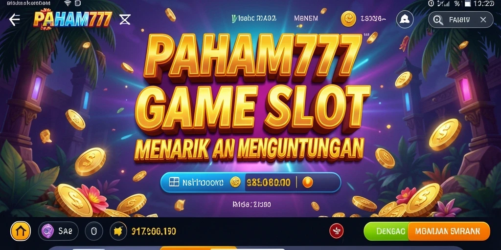Tampilan gameplay seru dan penuh warna di PAHAM777.