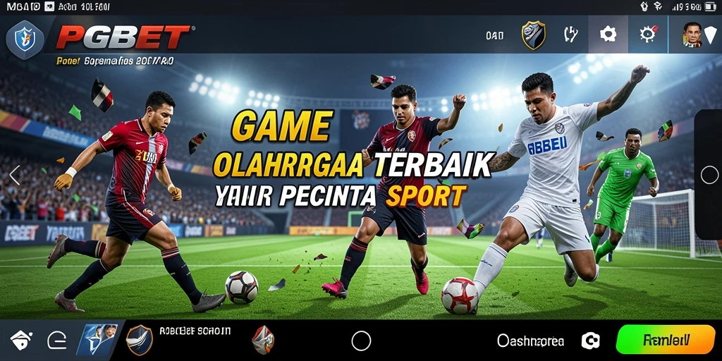 Tampilan permainan seru dalam aplikasi PGBET yang menampilkan momen-momen olahraga penting.