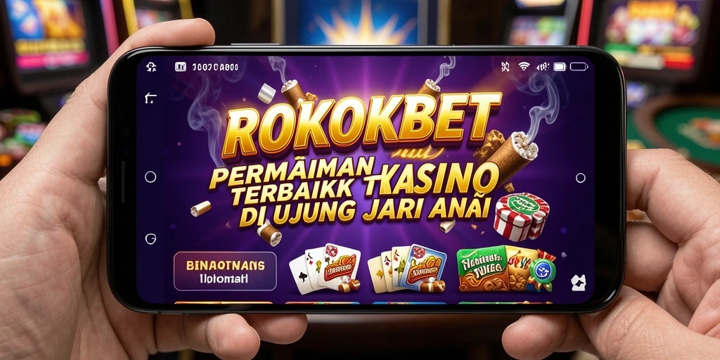 Tangkapan layar permainan ROKOKBET menunjukkan aksi seru kasino langsung.