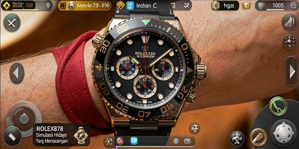 Menampilkan gameplay menarik dari ROLEX878 dalam simulasi kehidupan.