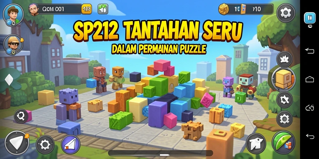 Gameplay menarik dari SP212 dengan berbagai teka-teki yang menantang.