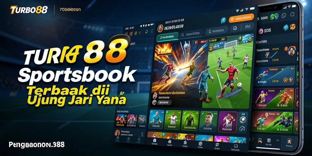 Tampilan utama TURBO88 dengan berbagai pilihan taruhan olahraga.